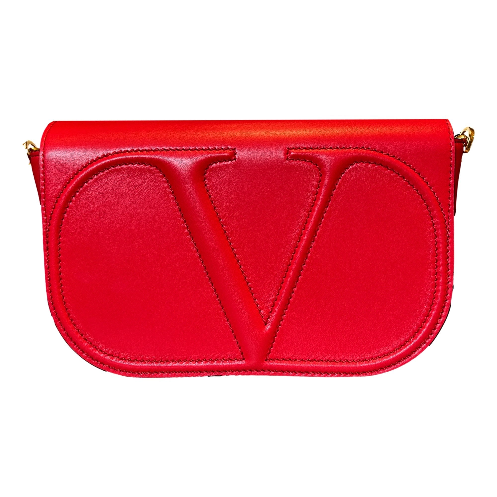 Valentino Garavani VLogo Walk Large Crossbody Bag - Bold Red Elegance -   Shop Bags 