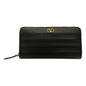 Valentino Long Wallet - Elegant Black Leather Zip-Around Accessory -   Shop Bags LLC 