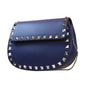 Valentino Rockstud Blue Leather Crossbody Bag - Chic & Compact Style -   Shop Bags LLC 