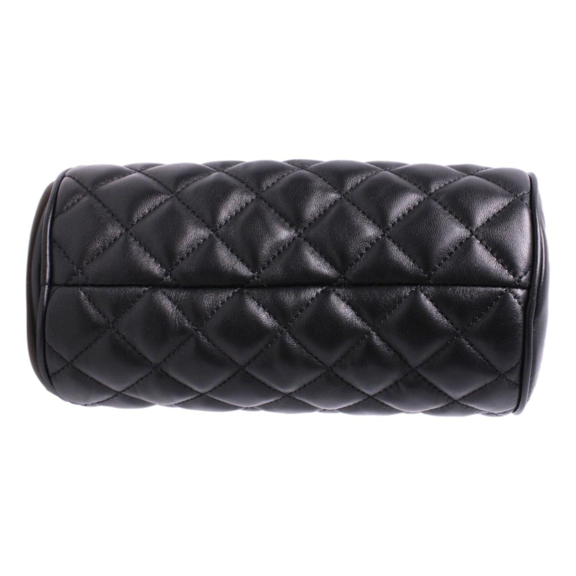 Versace Bag: Luxurious Black Cosmetic Bag with Medusa Emblem - Shop -   Shop Bags LLC 
