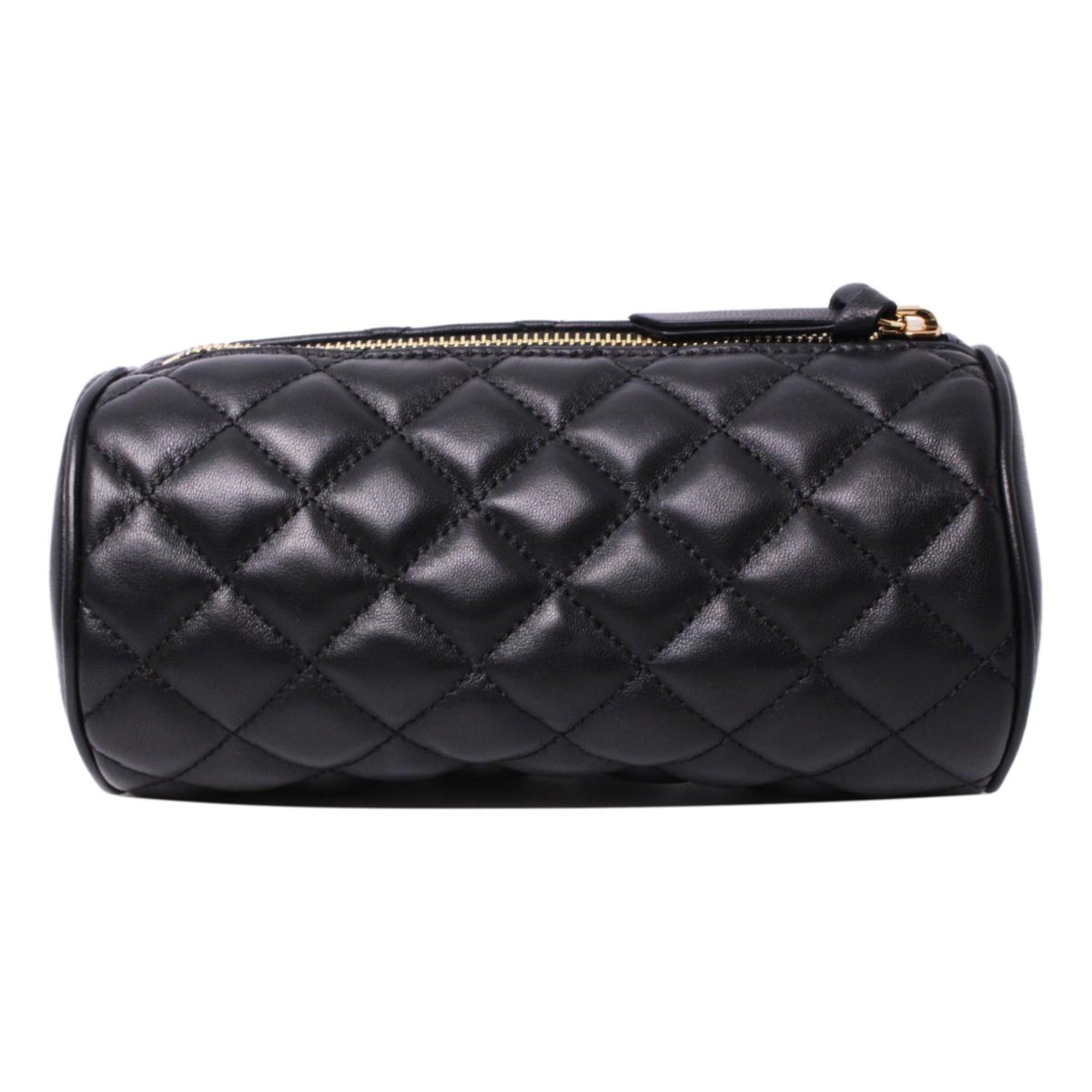 Versace Bag: Luxurious Black Cosmetic Bag with Medusa Emblem - Shop -   Shop Bags LLC 