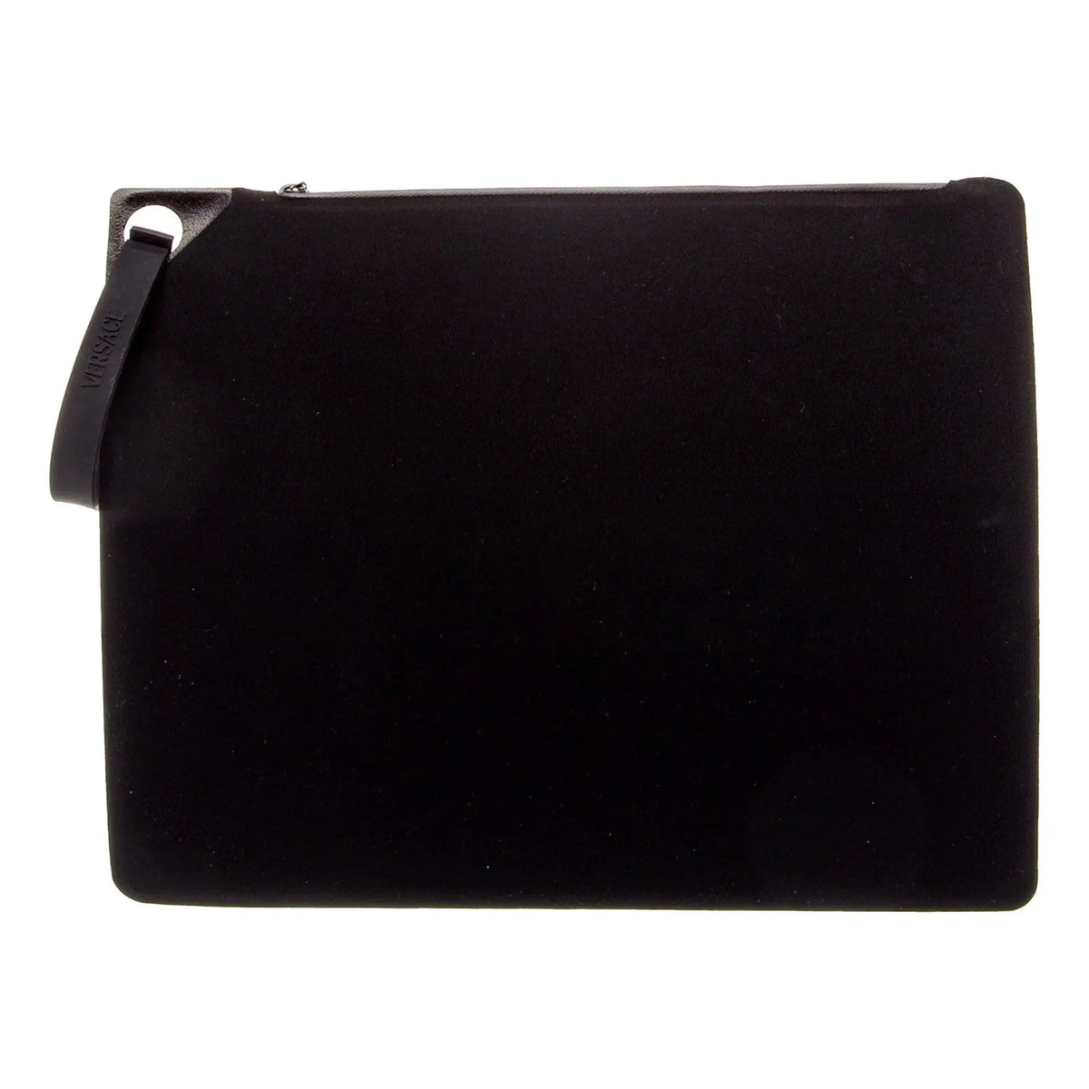 Versace Black Nylon Portfolio Pouch – Sleek Wristlet Essentials