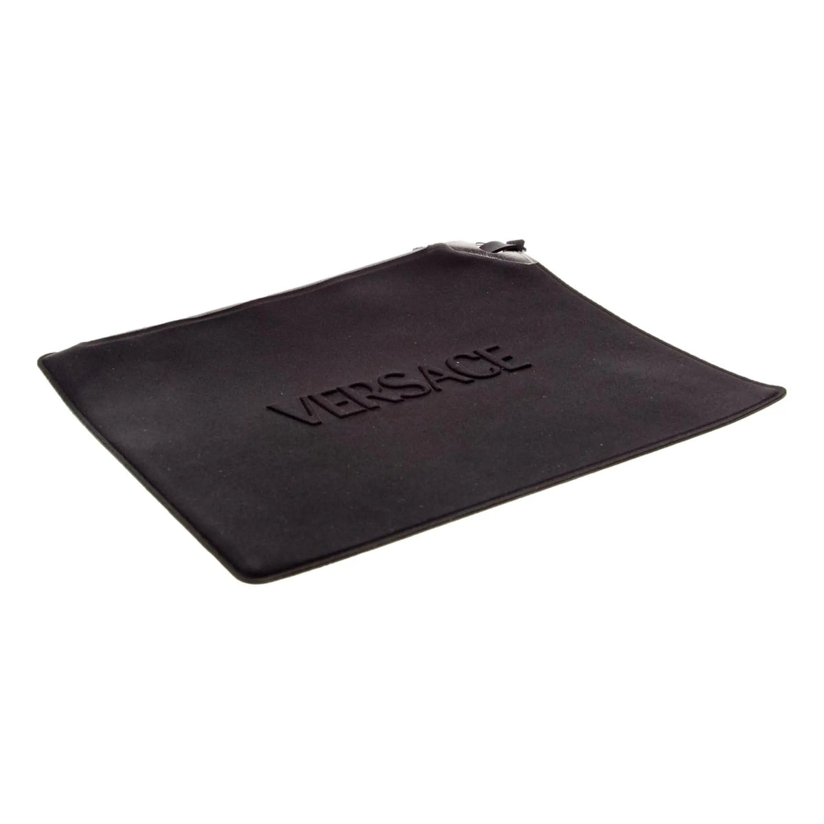 Versace Black Nylon Portfolio Pouch – Sleek Wristlet Essentials