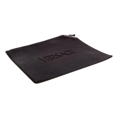 Versace Black Nylon Portfolio Pouch – Sleek Wristlet Essentials