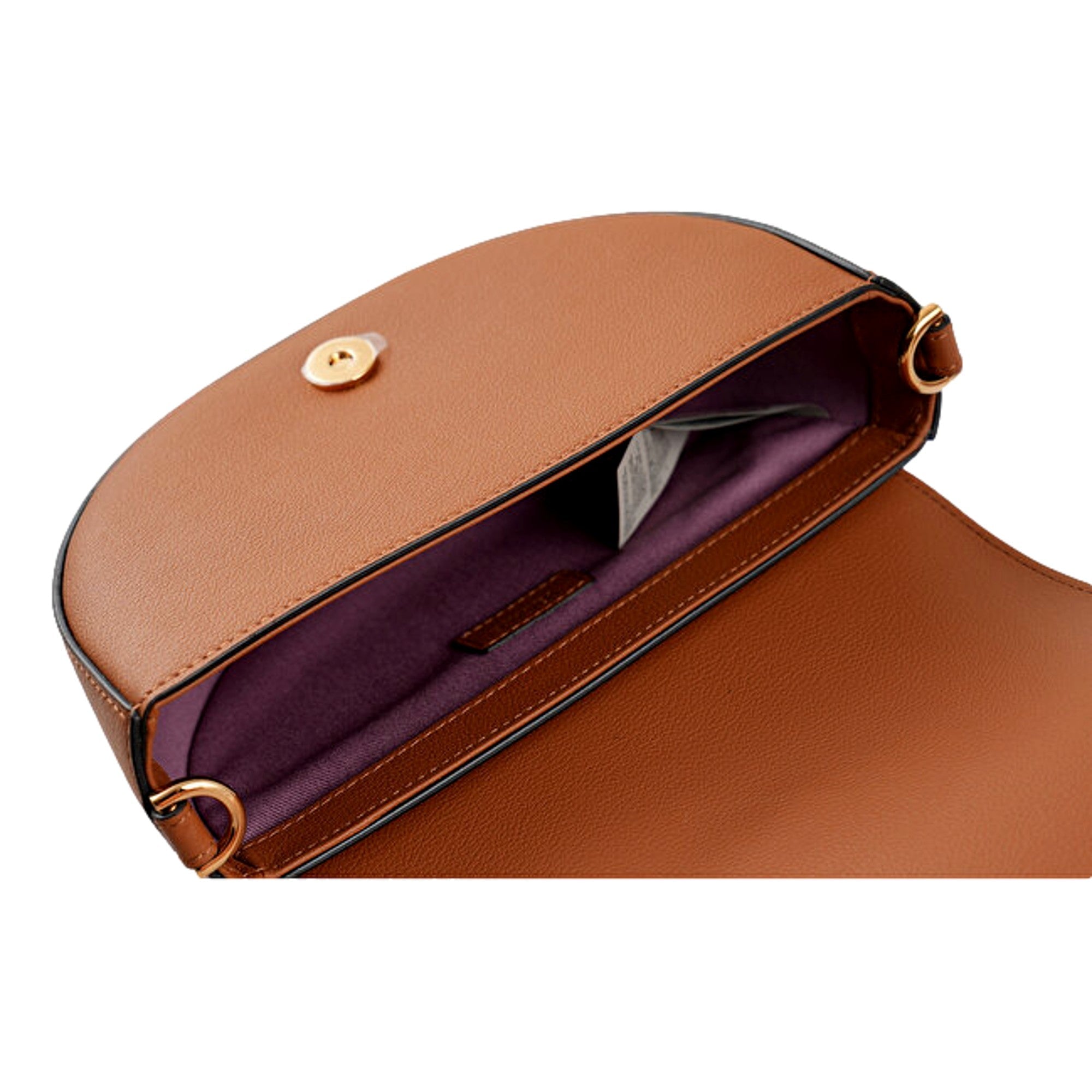 Versace Half-Moon La Medusa Vitello Leather Summer Nude Brown Crossbody Handbag -   Shop Bags LLC