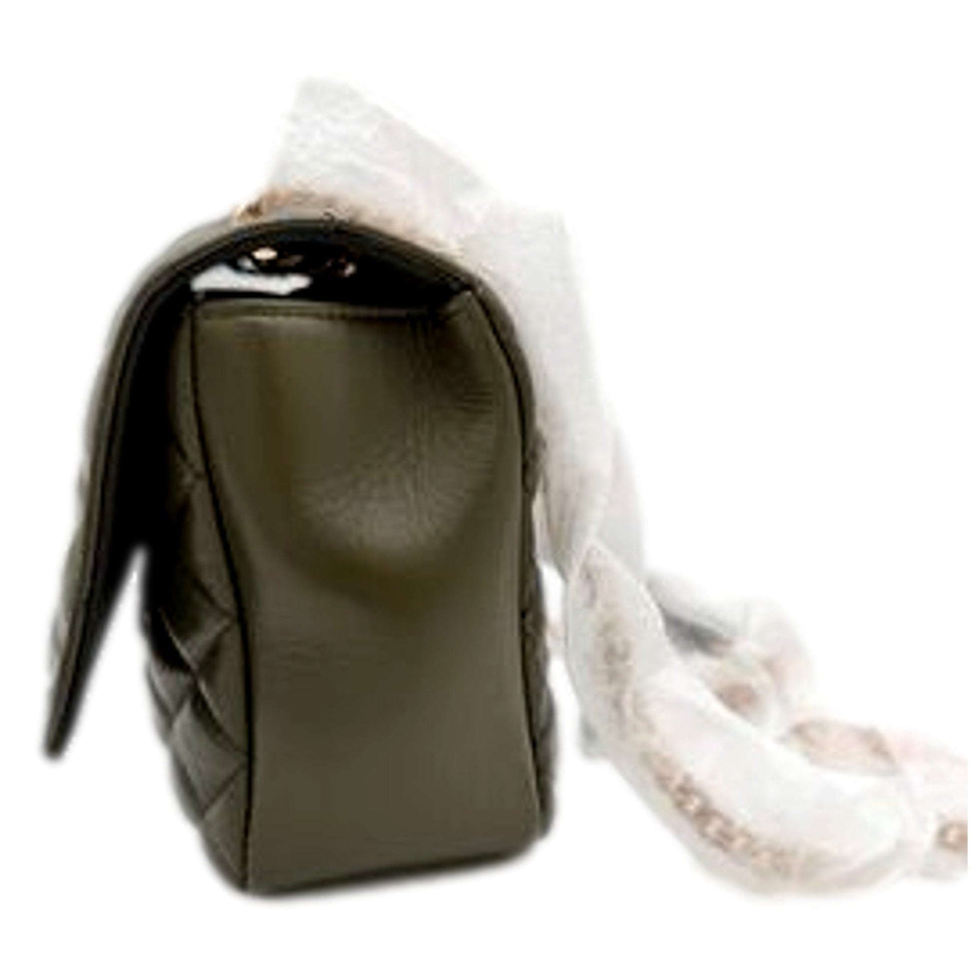 Versace La Medusa Olive Green Quilted Crossbody Bag - Luxury -   Shop Bags LLC
