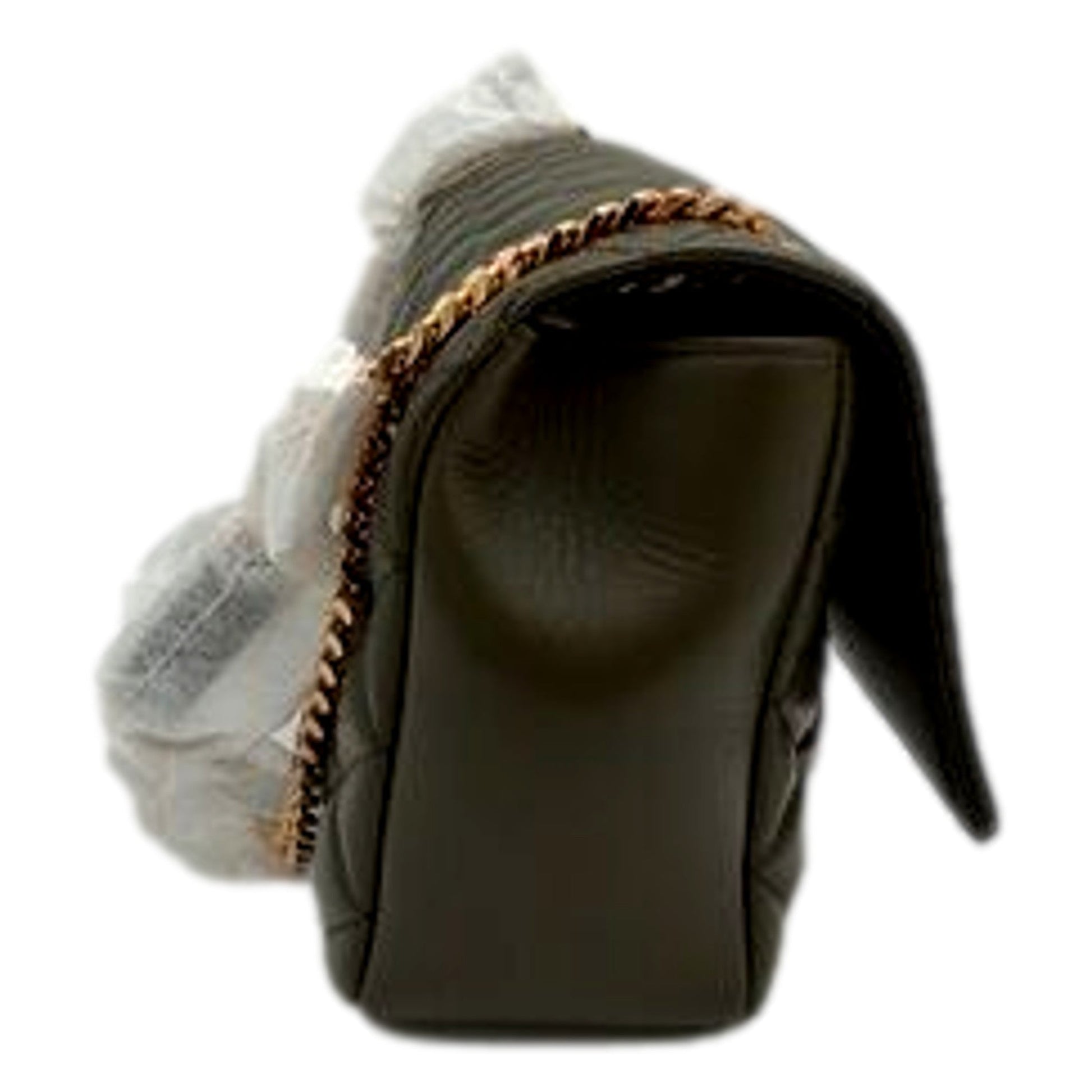 Versace La Medusa Olive Green Quilted Crossbody Bag - Luxury -   Shop Bags LLC