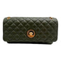 Versace La Medusa Olive Green Quilted Crossbody Bag - Luxury Icon -   Shop Bags LLC