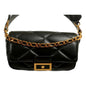 Versace La Medusa Quilted Calfskin Leather Black Crossbody Bag Gold -   Shop Bags LLC