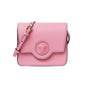 Pink Pebbled Leather Crossbody Bag - Versace Luxury & Style -   Shop Bags 