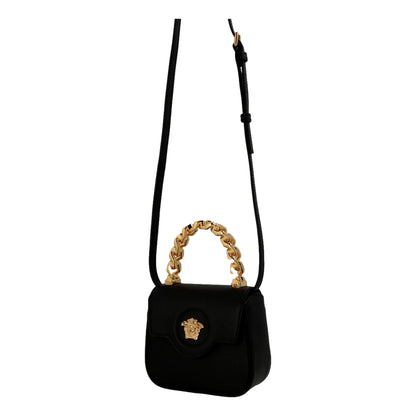 Versace Top Handle Bag: Black, Mini, Luxury Leather Handbag -   Shop Bags LLC 