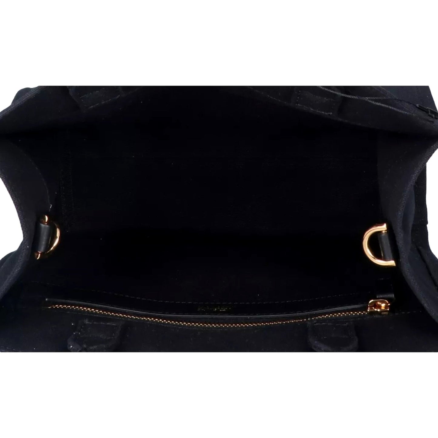 Versace Tote Bag - Luxury Handbag: Nero Canvas & Studded Elegance -   Shop Bags LLC 