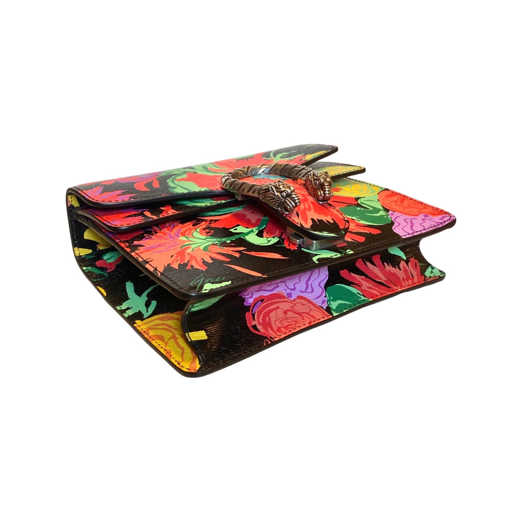 Vibrant Gucci x Ken Scott Small Shoulder Bag - Floral Print Magic -  