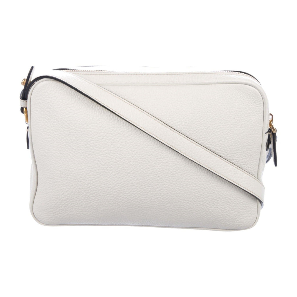 Prada Vitello Phenix White Leather Crossbody - Luxury & Functionality