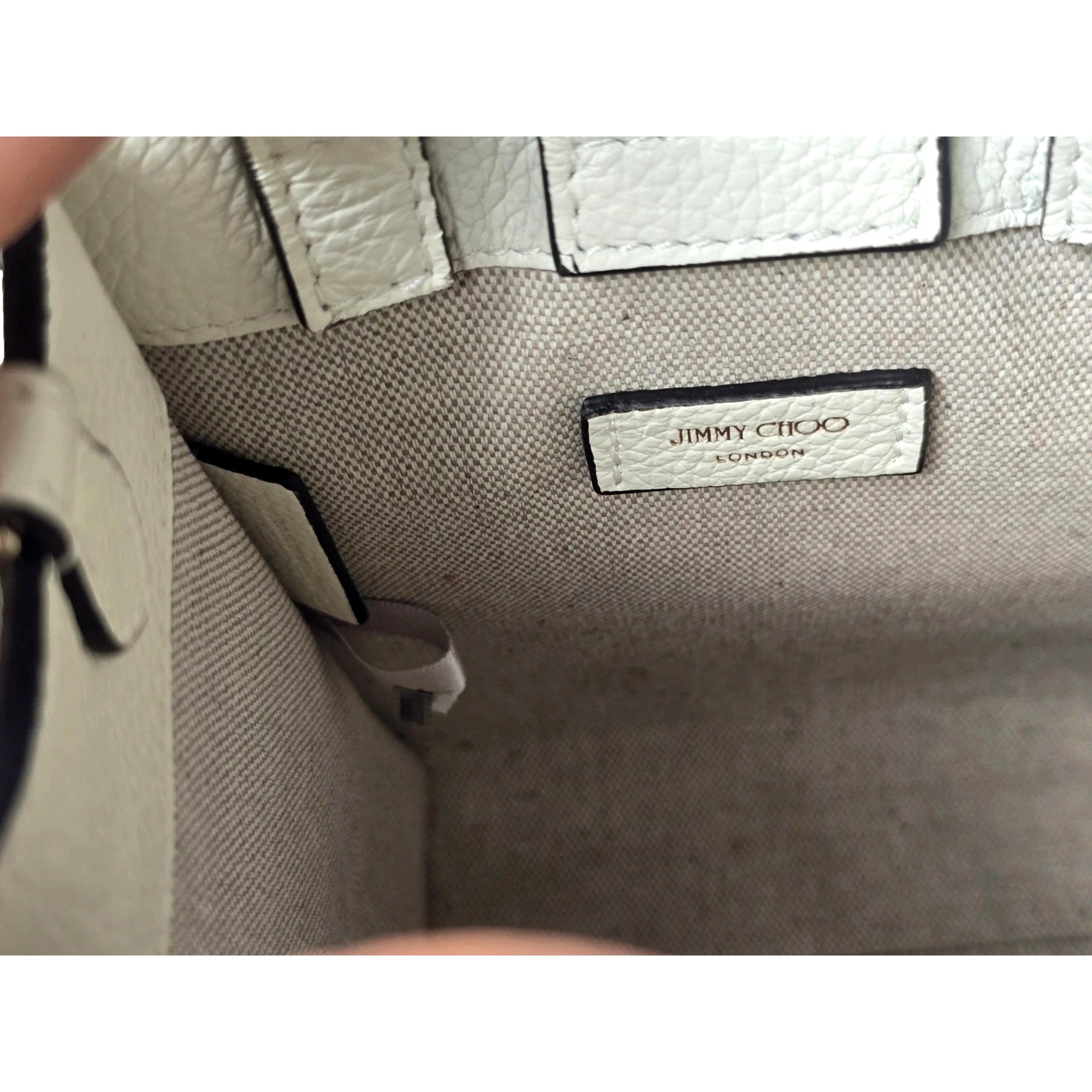 White Mini Shopper Handbag Crossbody: Elegance by Jimmy Choo -   Shop Bags LLC