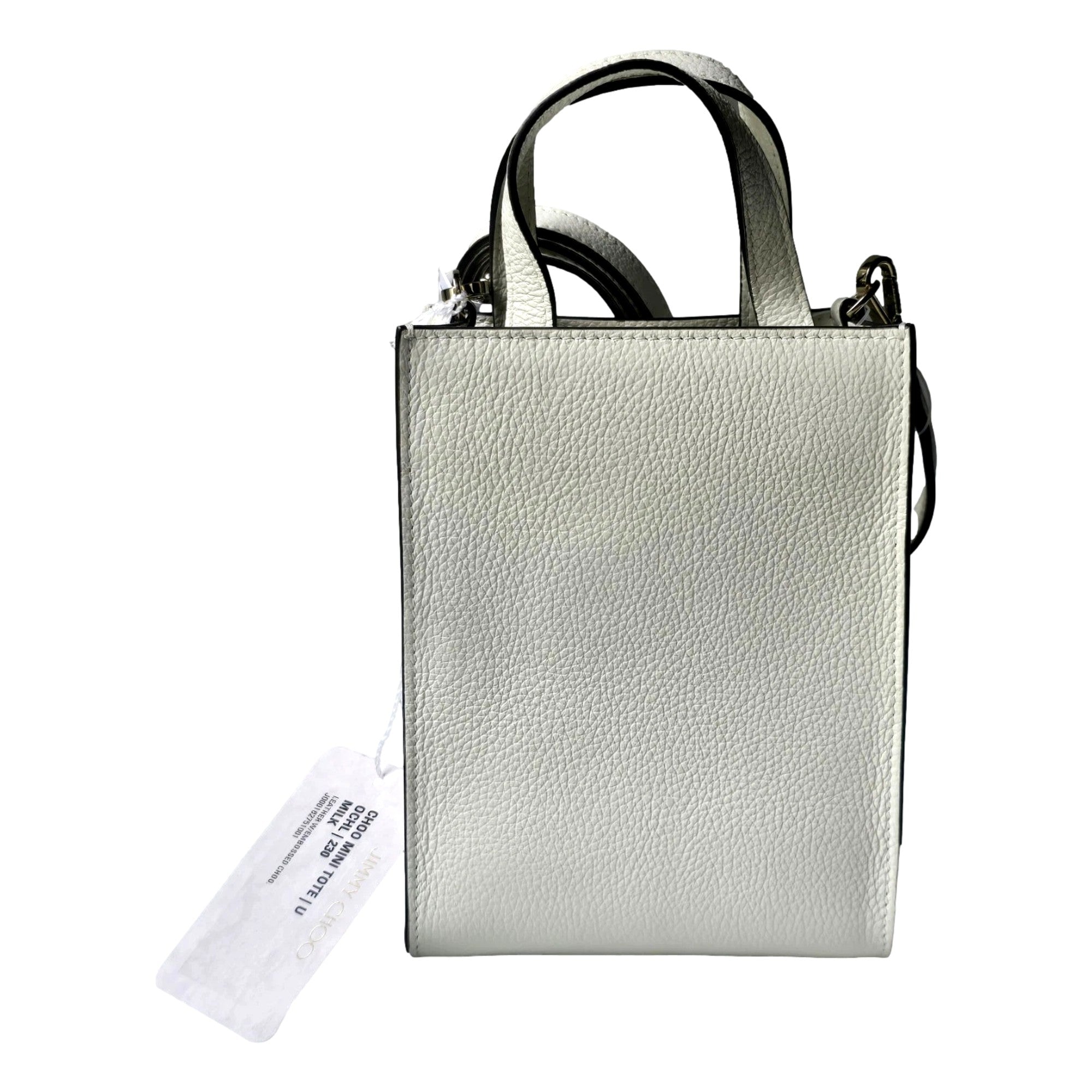 White Mini Shopper Handbag Crossbody: Elegance by Jimmy Choo -   Shop Bags LLC
