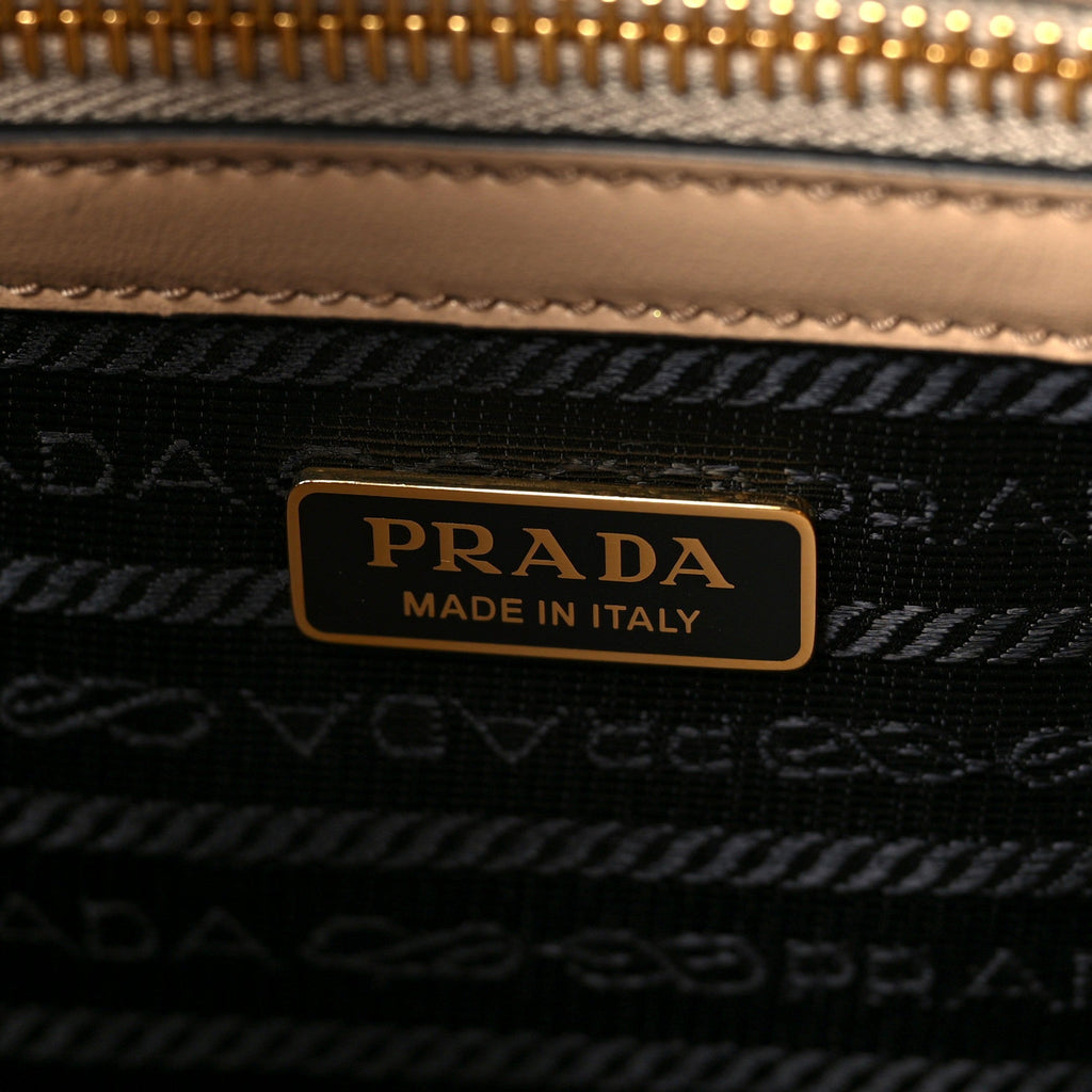 Prada Saffiano Sabbia Tote, Shop Bags - Luxurious Italian