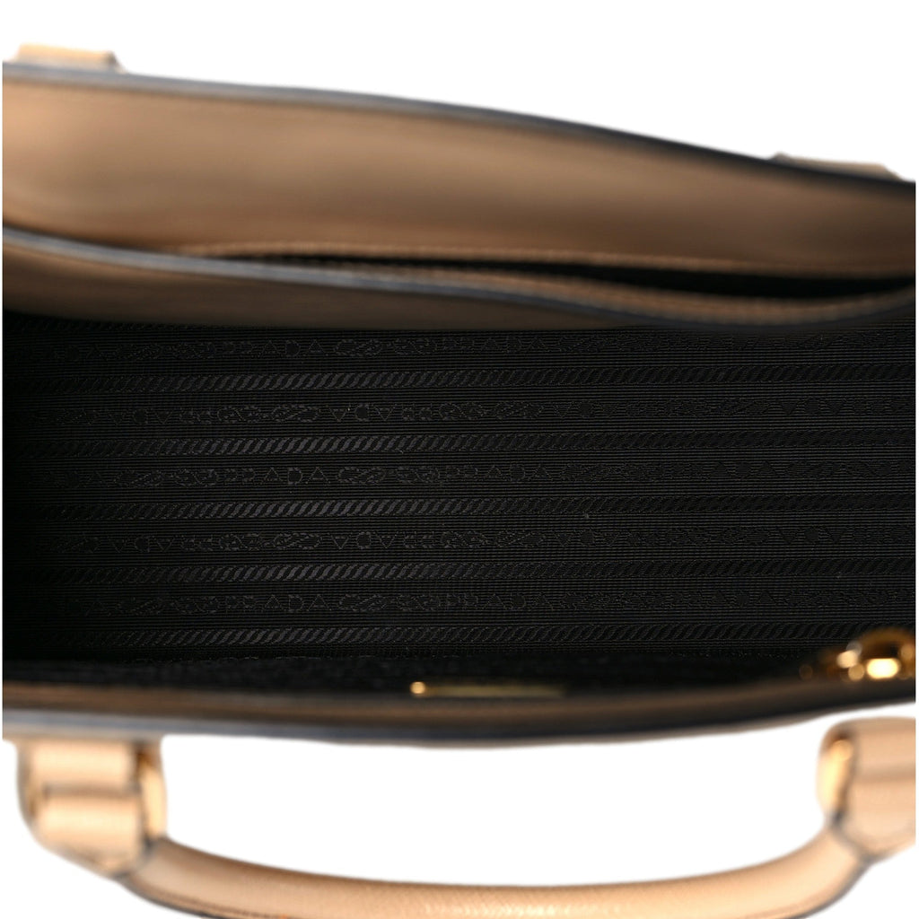 Prada Saffiano Sabbia Tote, Shop Bags - Luxurious Italian