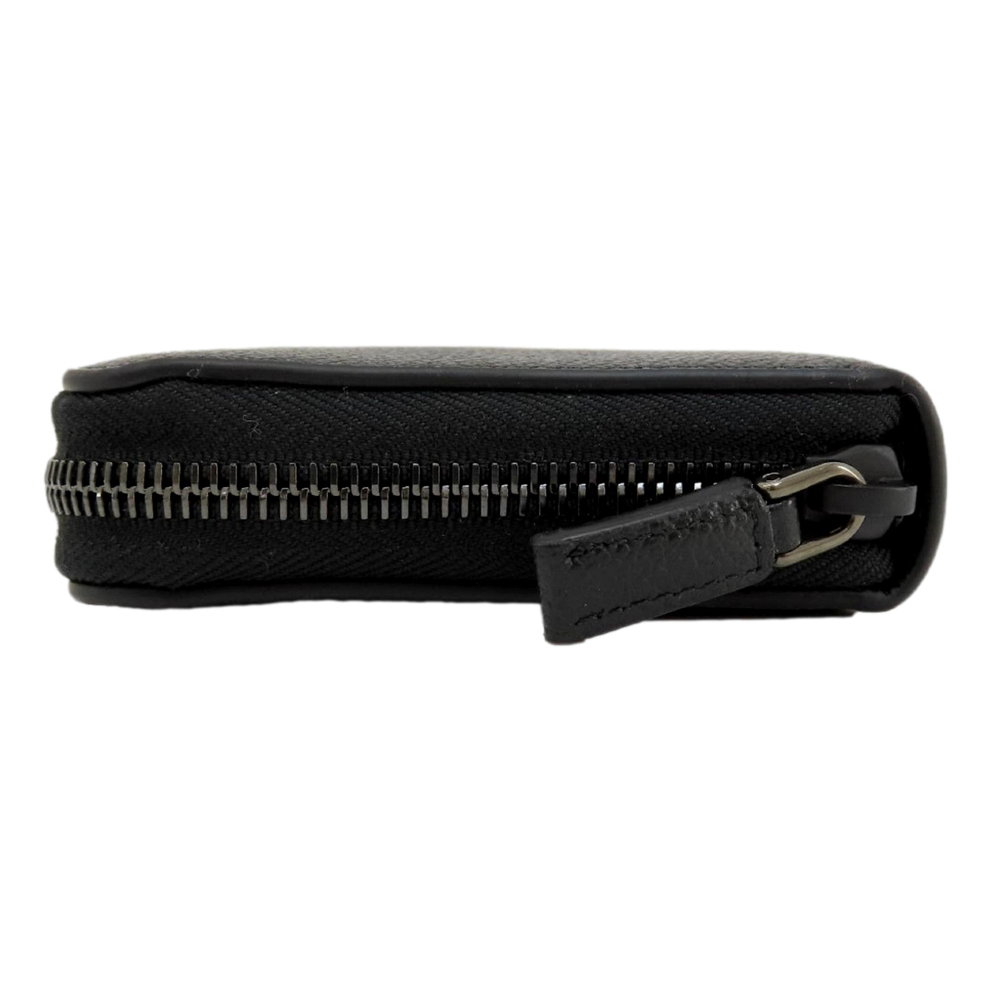 Prada Vitello Grain Wallet - Elegant Black & Grey Accessory