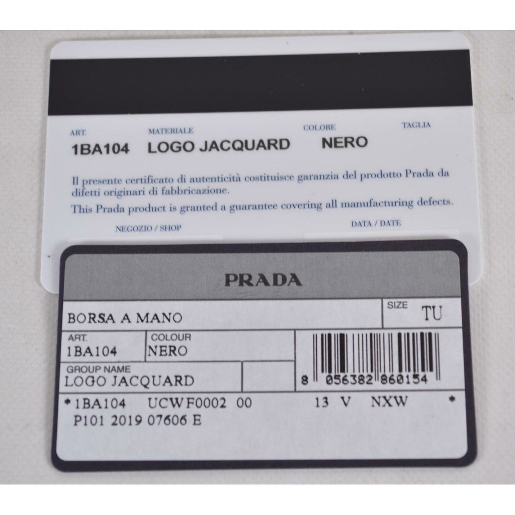 Prada Logo Jacquard Black Satchel – Luxury & Versatile Style