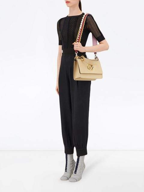 ndi Strap You: Pearl Embellished Shoulder Strap in Black Cherry