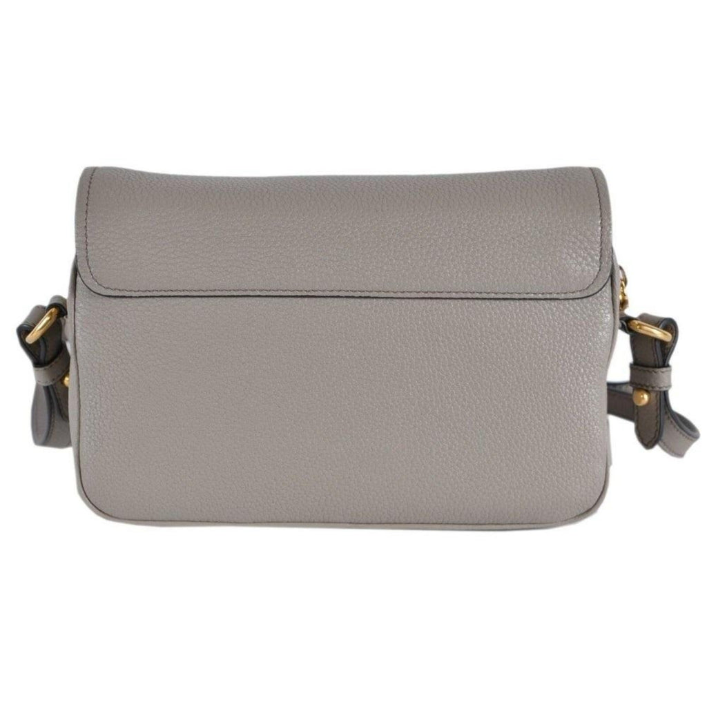 Prada Vitello Phenix Grey Leather Crossbody Bag - Chic & Versatile