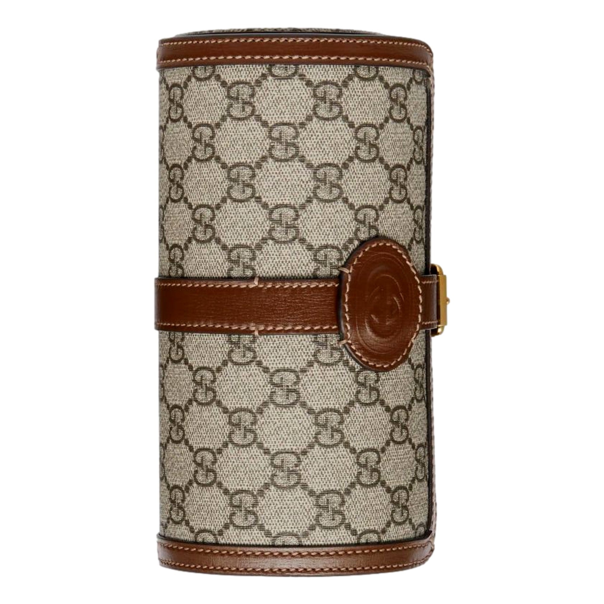 Gucci GG Supreme Canvas Leather Watch Case: Luxury & Protection