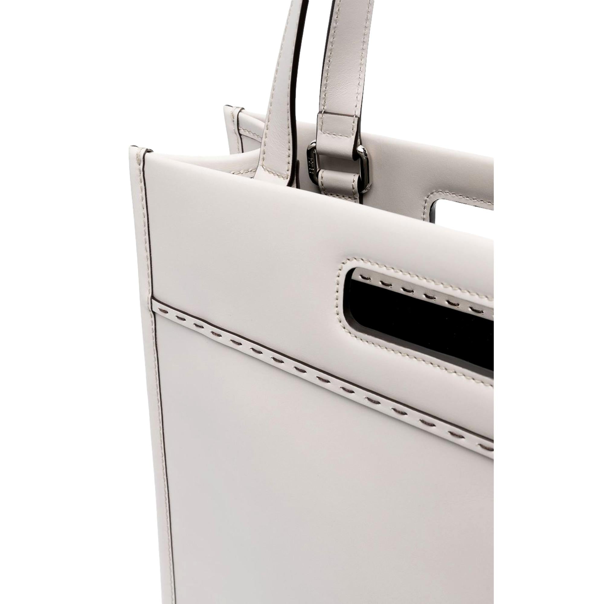 Fendi Tote, Shop Bags - Elegant Roma Ghiaia Leather for Every Day