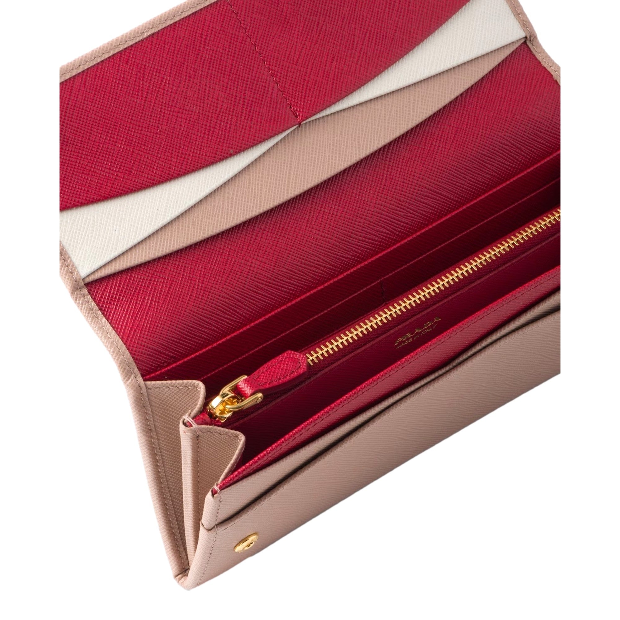 Prada Saffiano Multicolor Leather Wallet – Stylish Luxury & Function