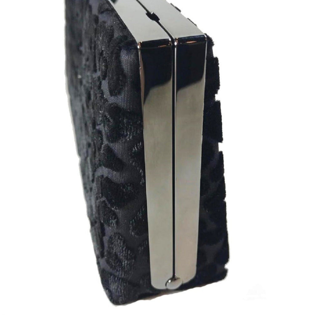 Luxurious Jimmy Choo Celeste Leopard Clutch - Chic Evening Elegance