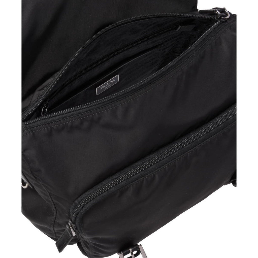 Prada Black Nylon Messenger Bag - Stylish, Durable & Functional