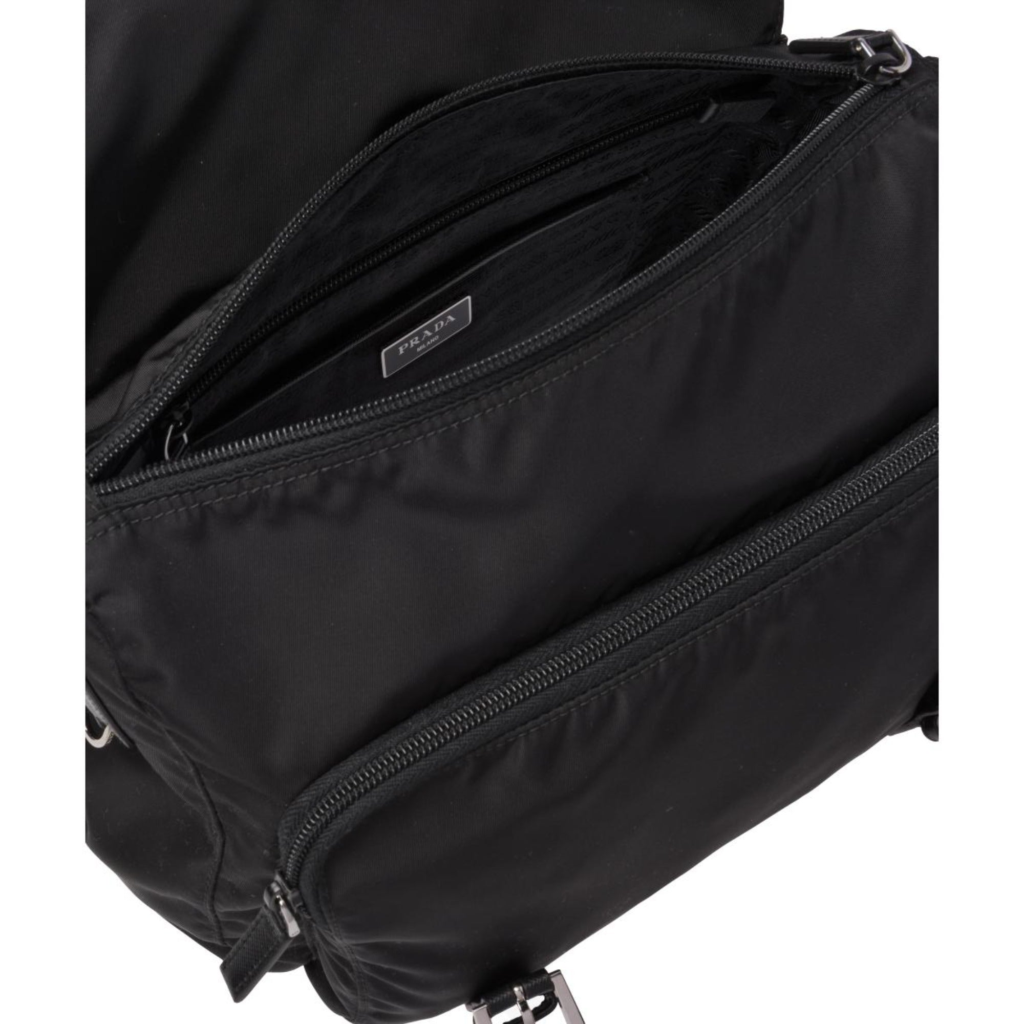 Prada Black Nylon Messenger Bag - Stylish, Durable & Functional
