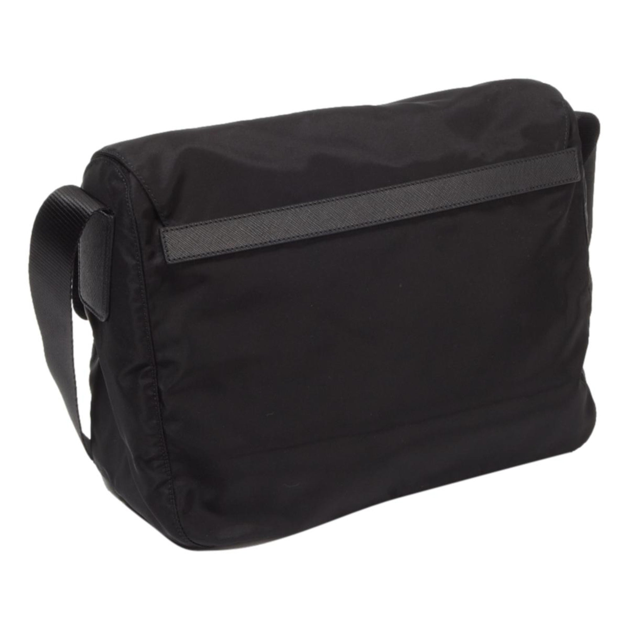 Prada Black Nylon Messenger Bag - Stylish, Durable & Functional