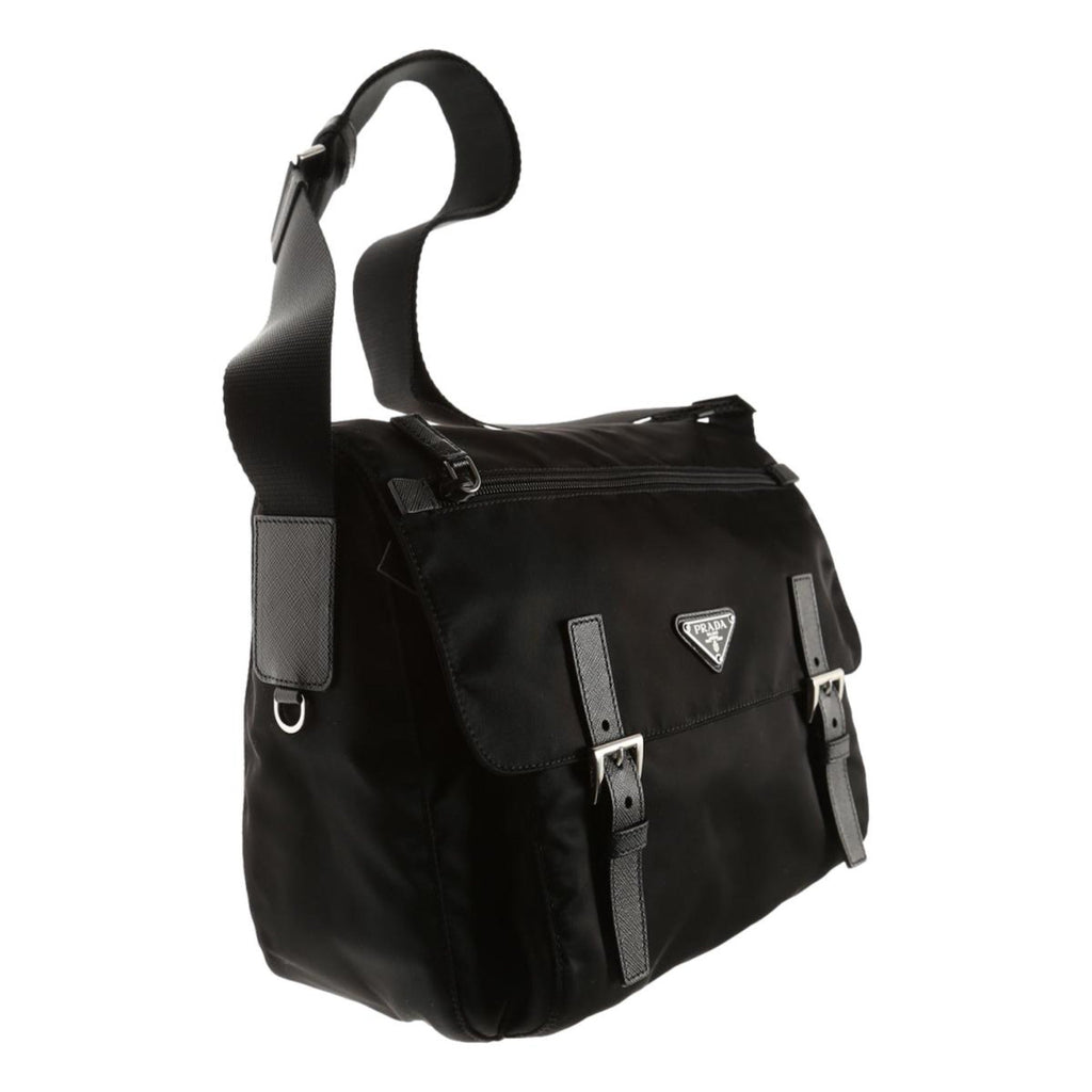 Prada Black Nylon Messenger Bag - Stylish, Durable & Functional