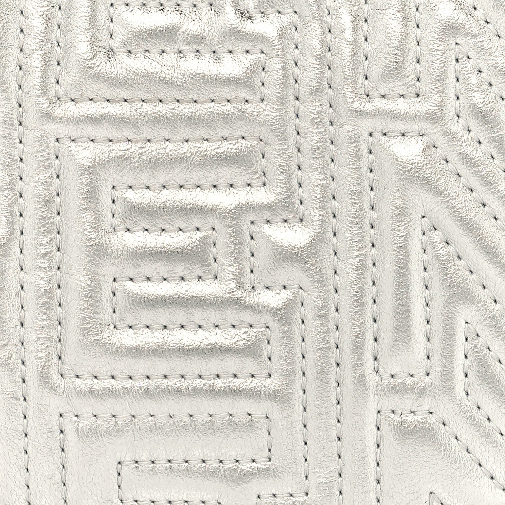 Fendi x Marc Jacobs Silver Hobo Bag - Iconic Fendi Bag Charm