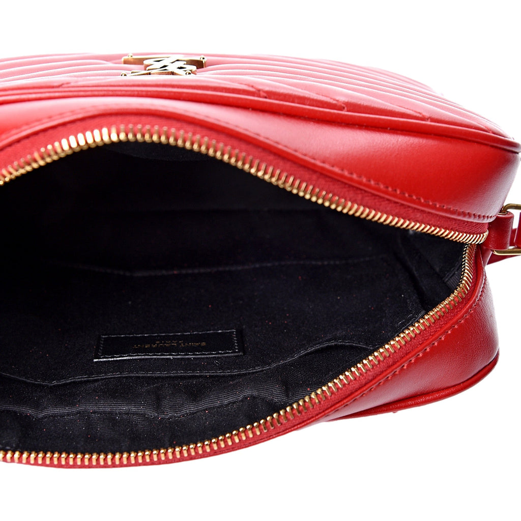 Saint Laurent Rouge Eros Monogram Lou Bag - Timeless Elegance