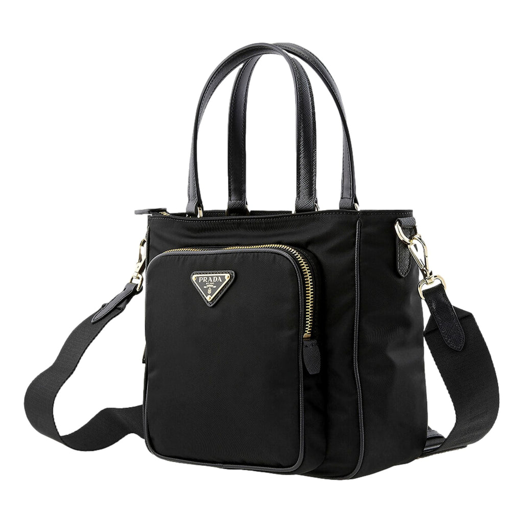 Prada Satchel Bag: Timeless Nylon & Saffiano Leather Crossbody