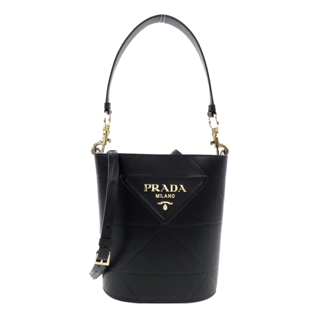 Stylish Prada Bucket Bag: Black Crossbody Bag for Elegance & Function