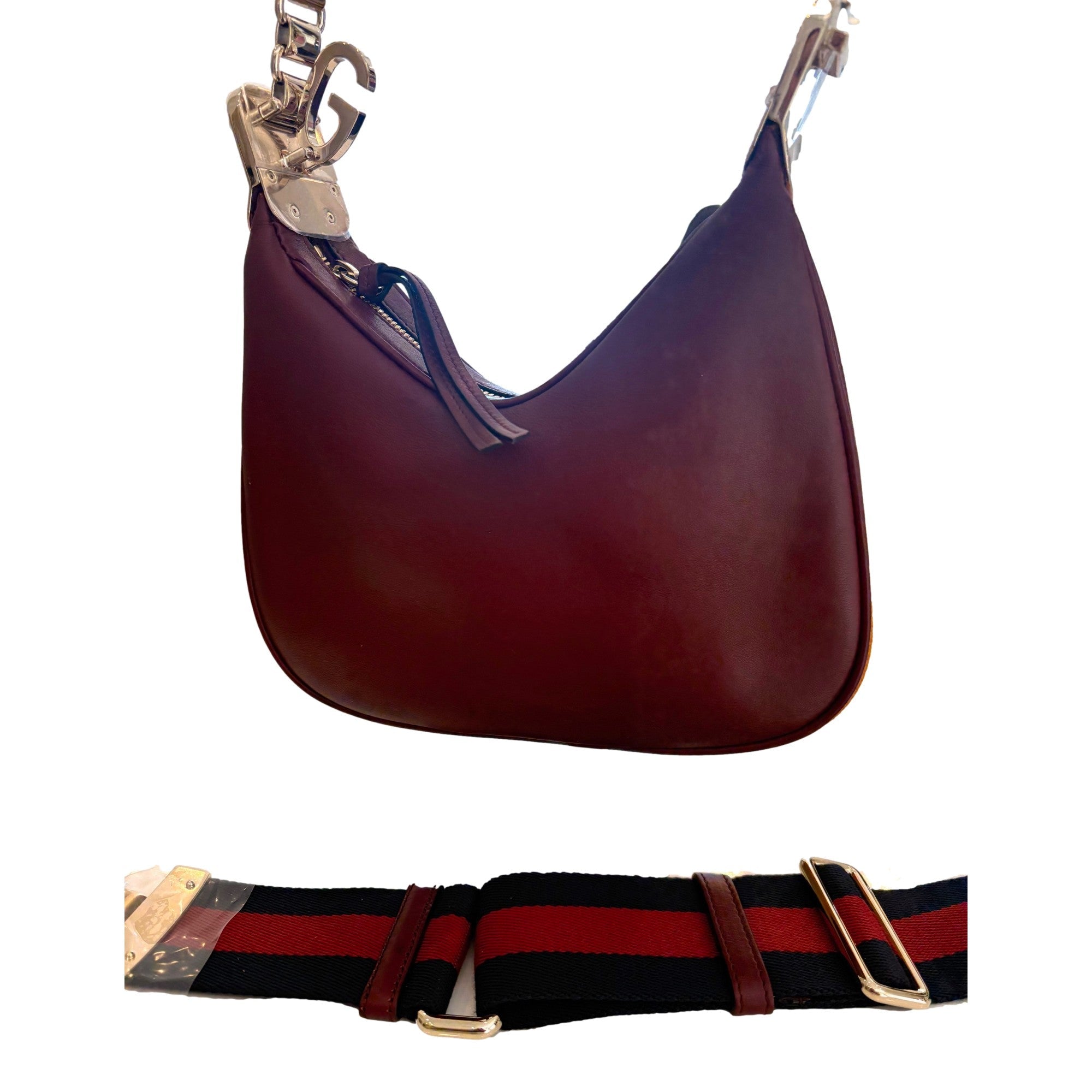 Gucci Attaché Bag: Burgundy Luxury with Iconic GG Design