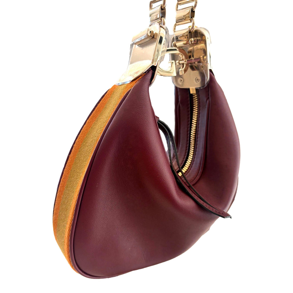 Gucci Attaché Bag: Burgundy Luxury with Iconic GG Design