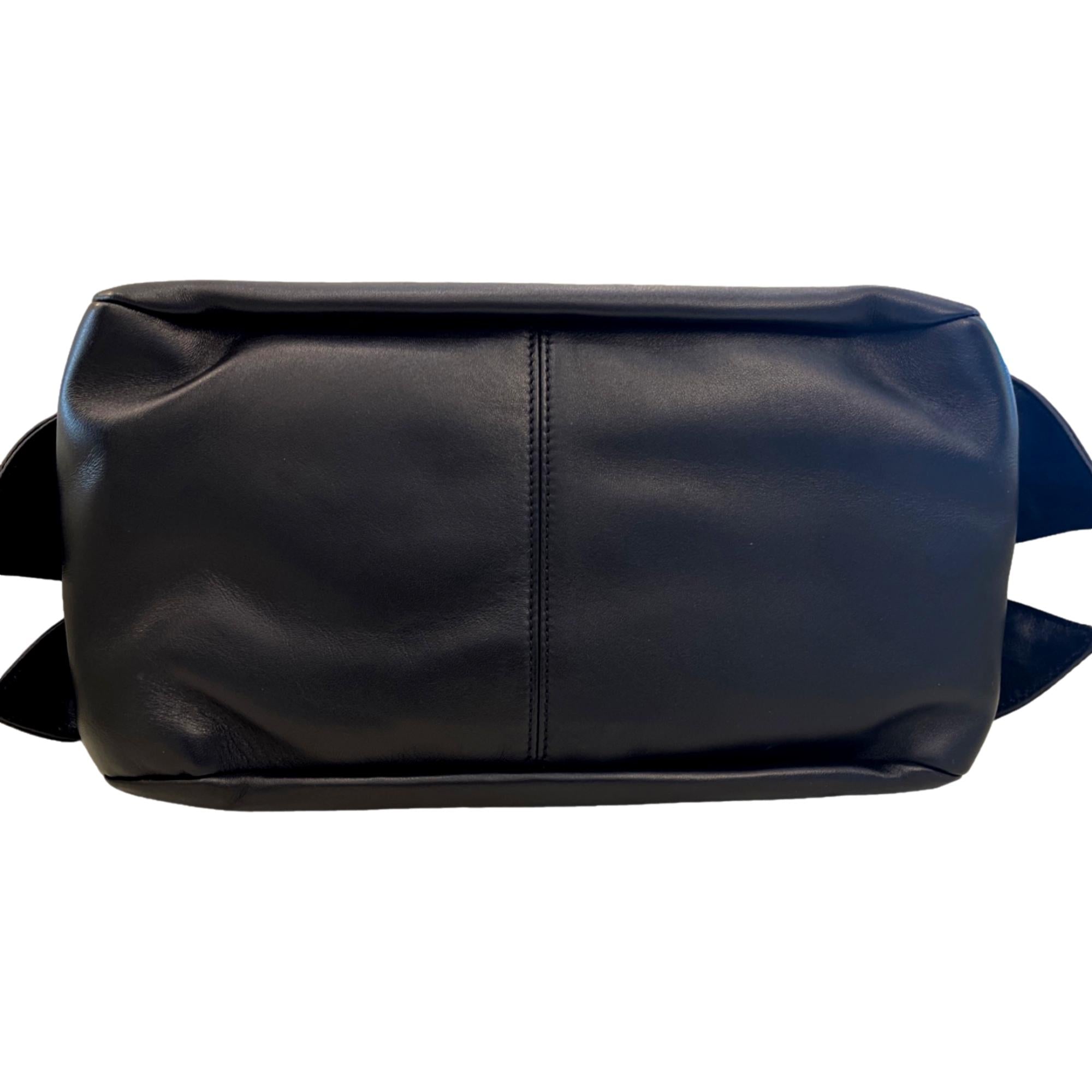 Versace La Medusa Bag - Timeless Black Leather with Gold Chain