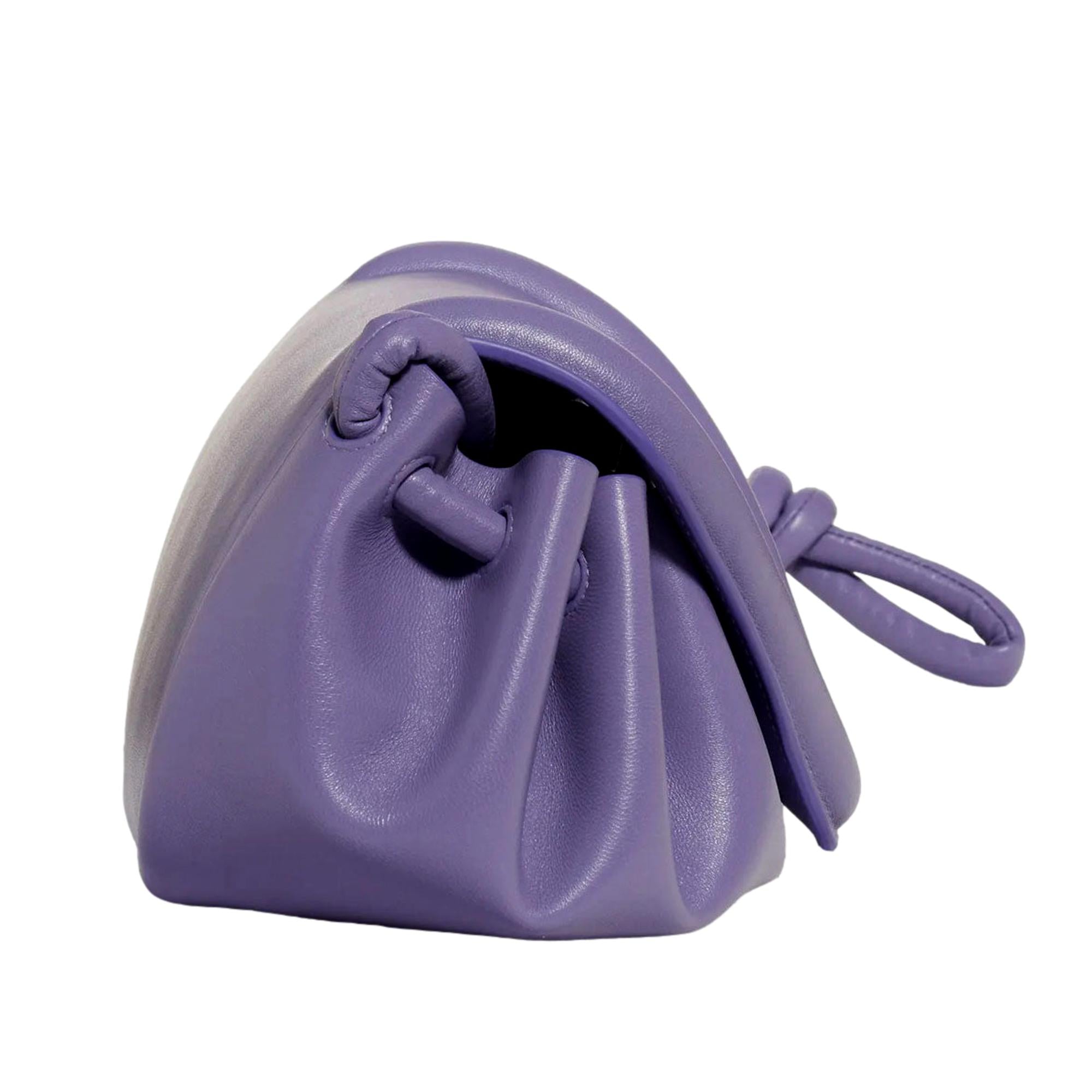 Bottega Veneta Small Crossbody Bag - Lavender Luxury in Nappa Leather