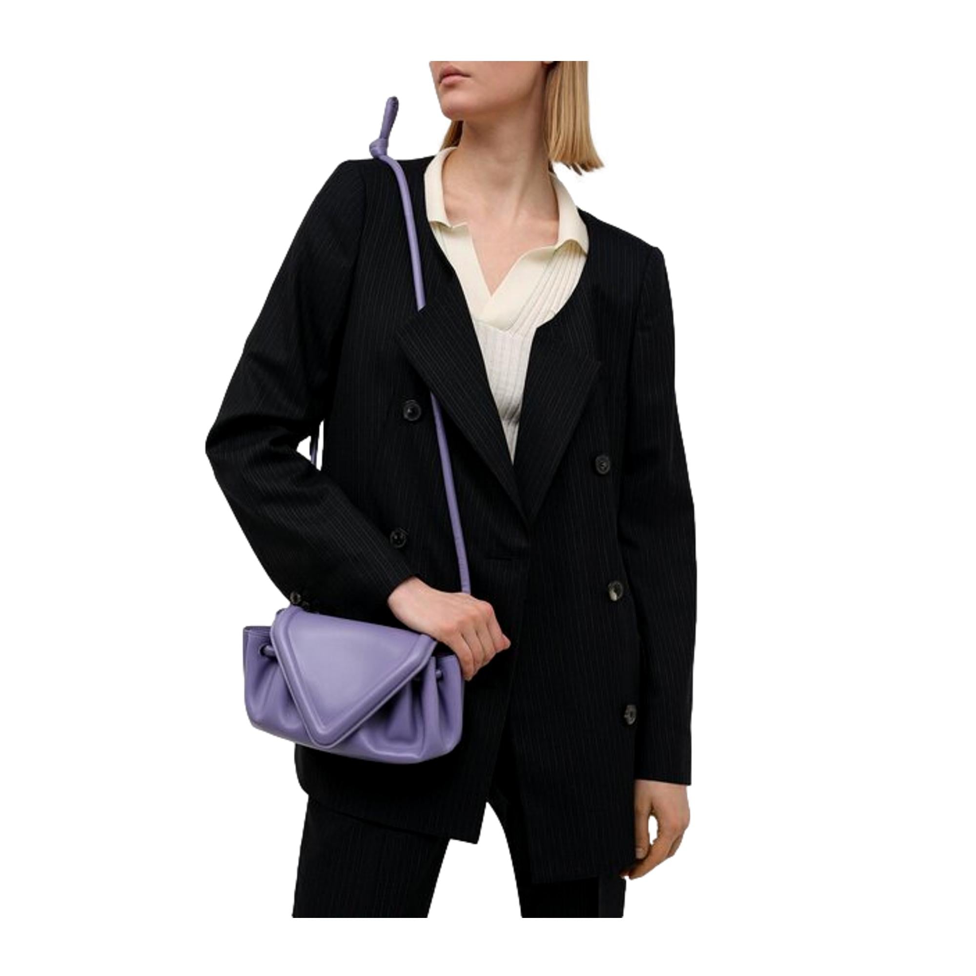 Bottega Veneta Small Crossbody Bag - Lavender Luxury in Nappa Leather