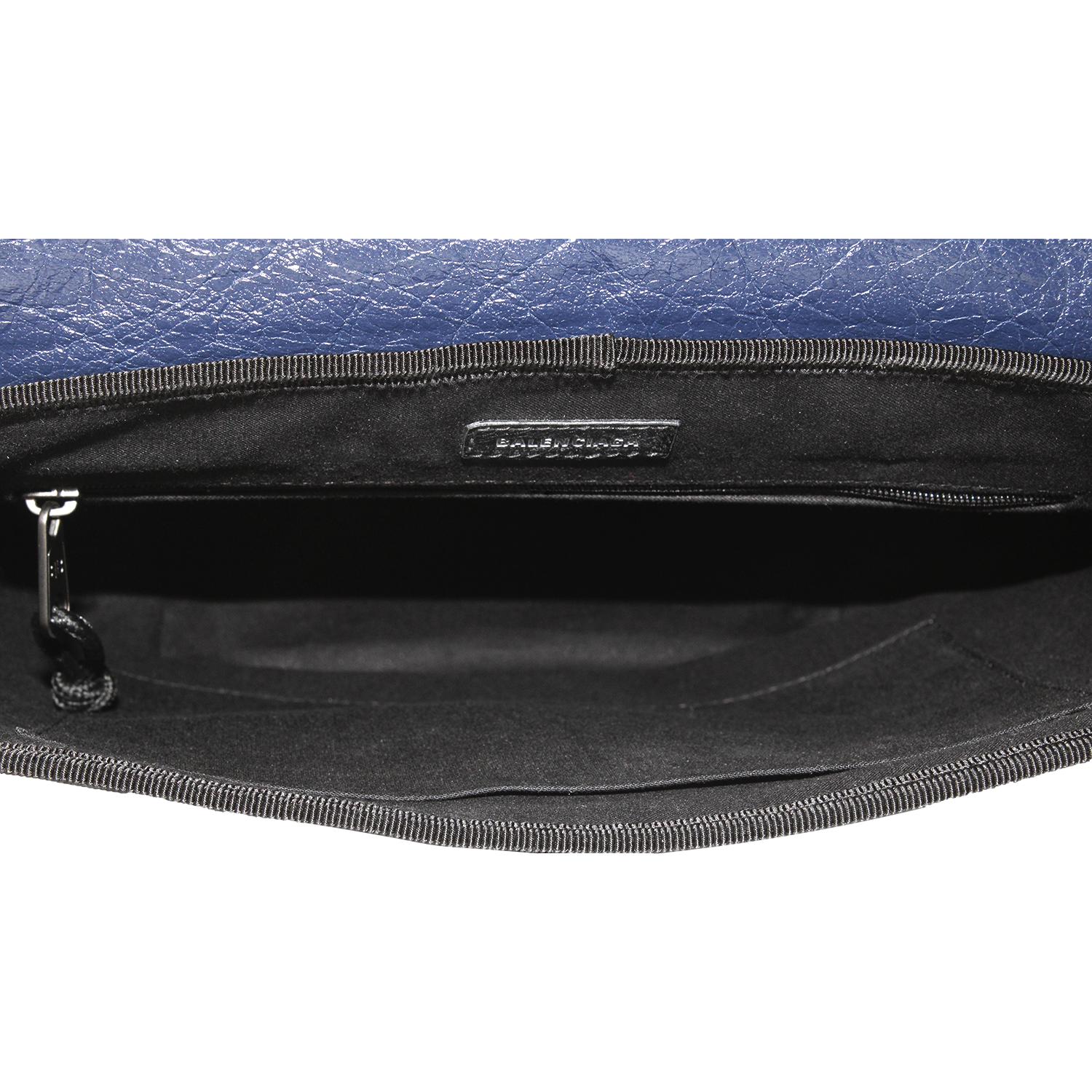 Balenciaga Arena Blue Leather Messenger Bag – Versatile & Stylish