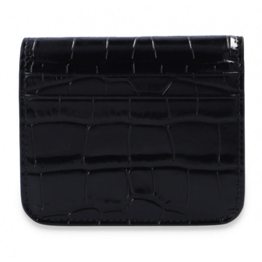 Balenciaga Black Wallet - Crocodile Embossed Luxury Wallet