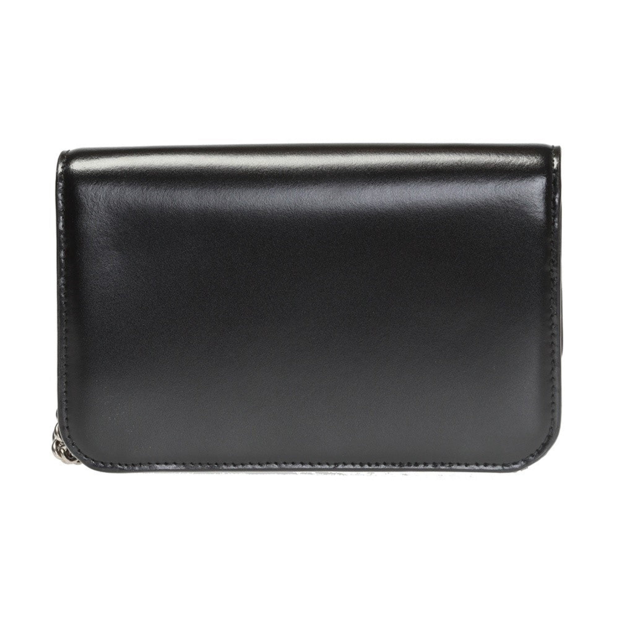 Balenciaga Wallet Bag: Black Bag & Chain Wallet Bag in Calfskin
