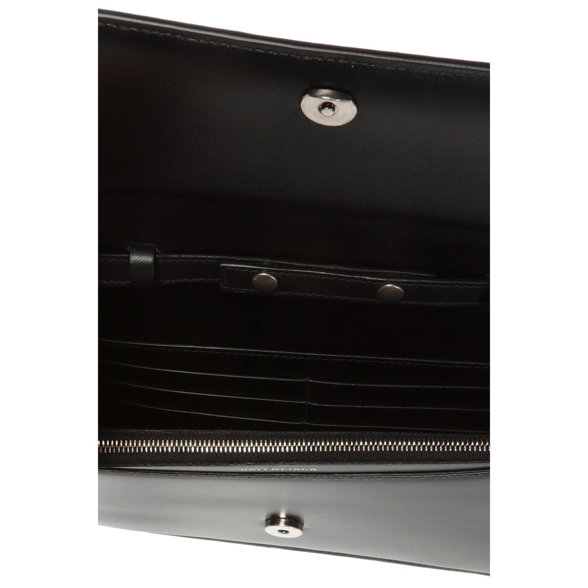 Balenciaga Wallet Bag: Black Bag & Chain Wallet Bag in Calfskin