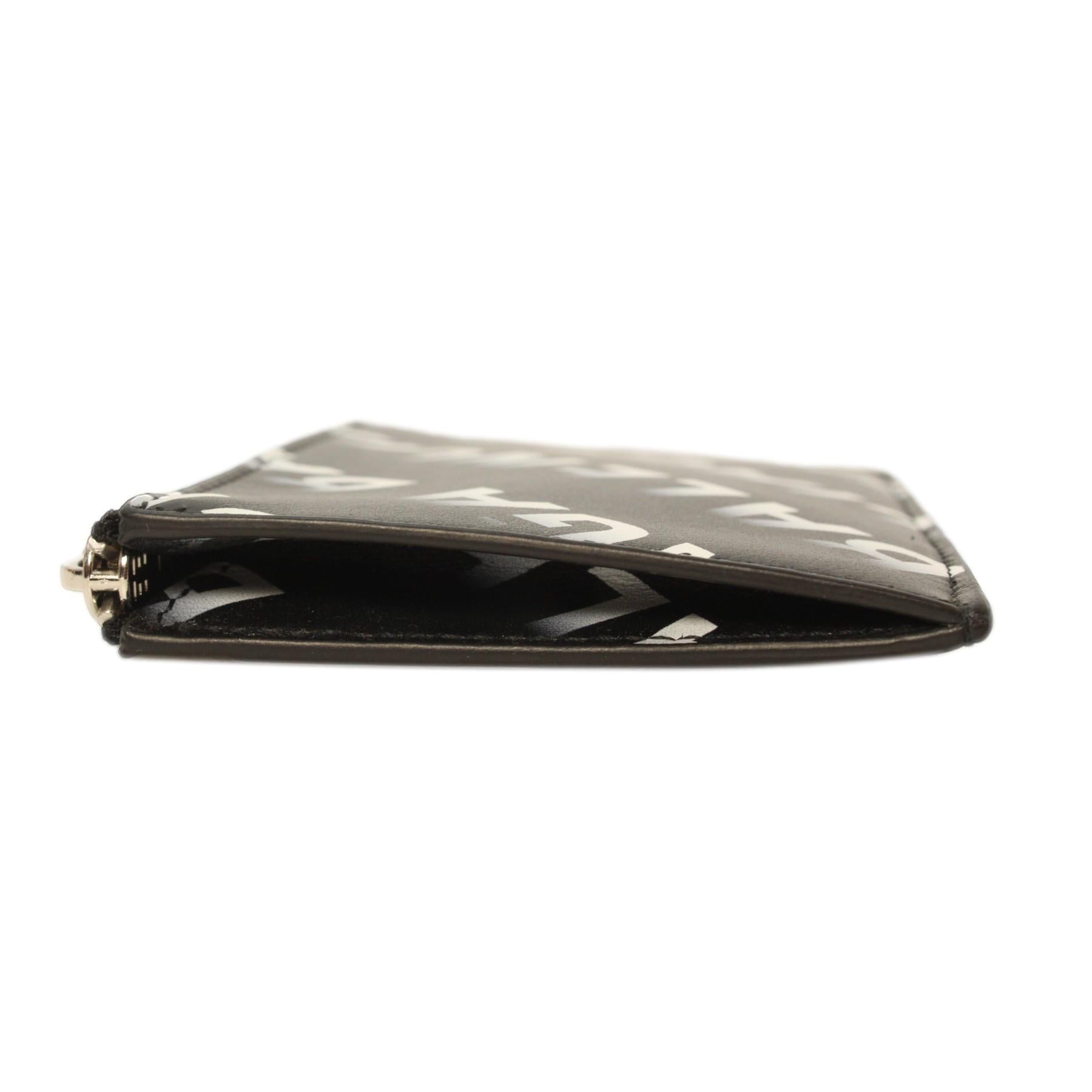 Black Zip Wallet for Men - Balenciaga Leather Mens Wallet