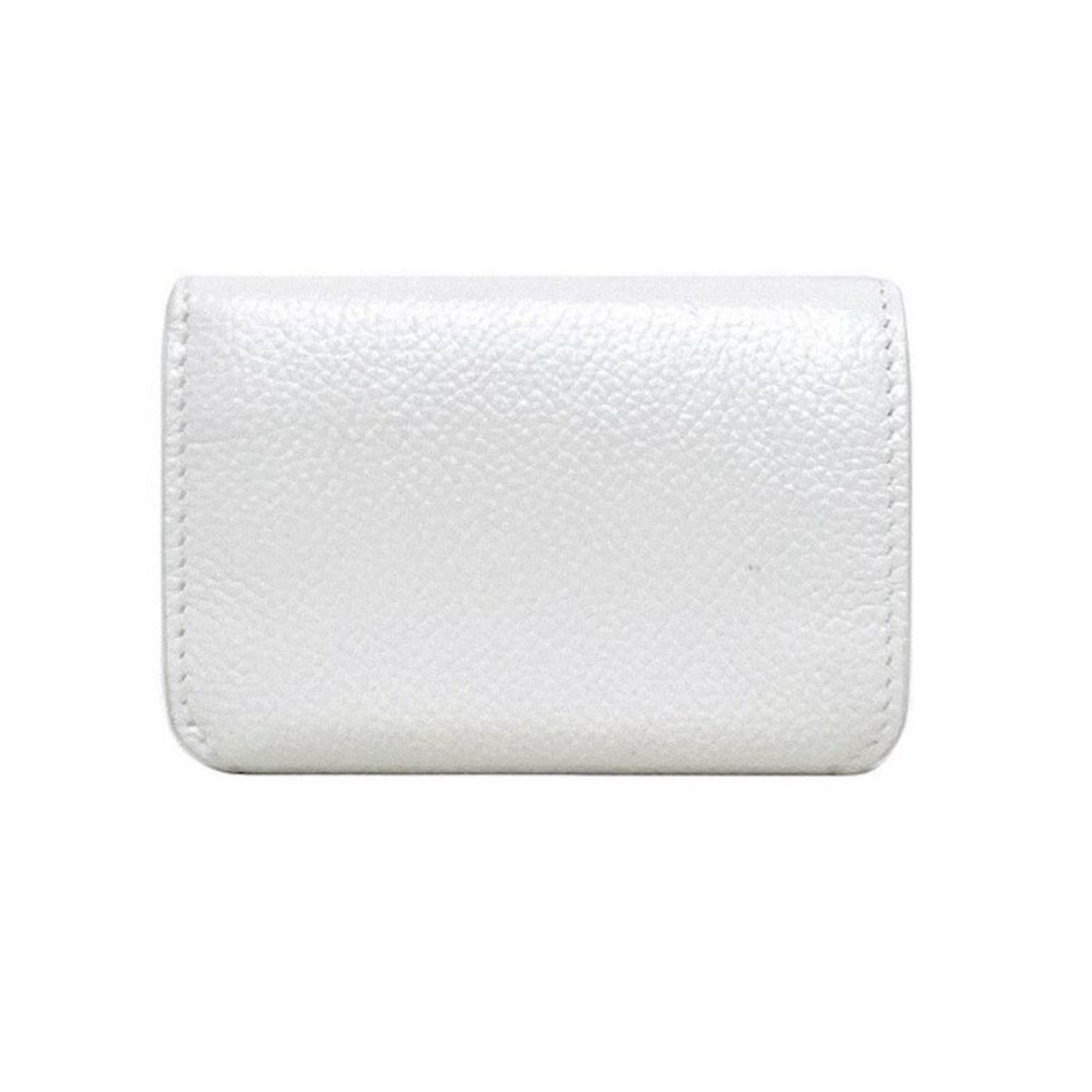 Balenciaga White Wallet - Leather Trifold Luxury Wallet for Style