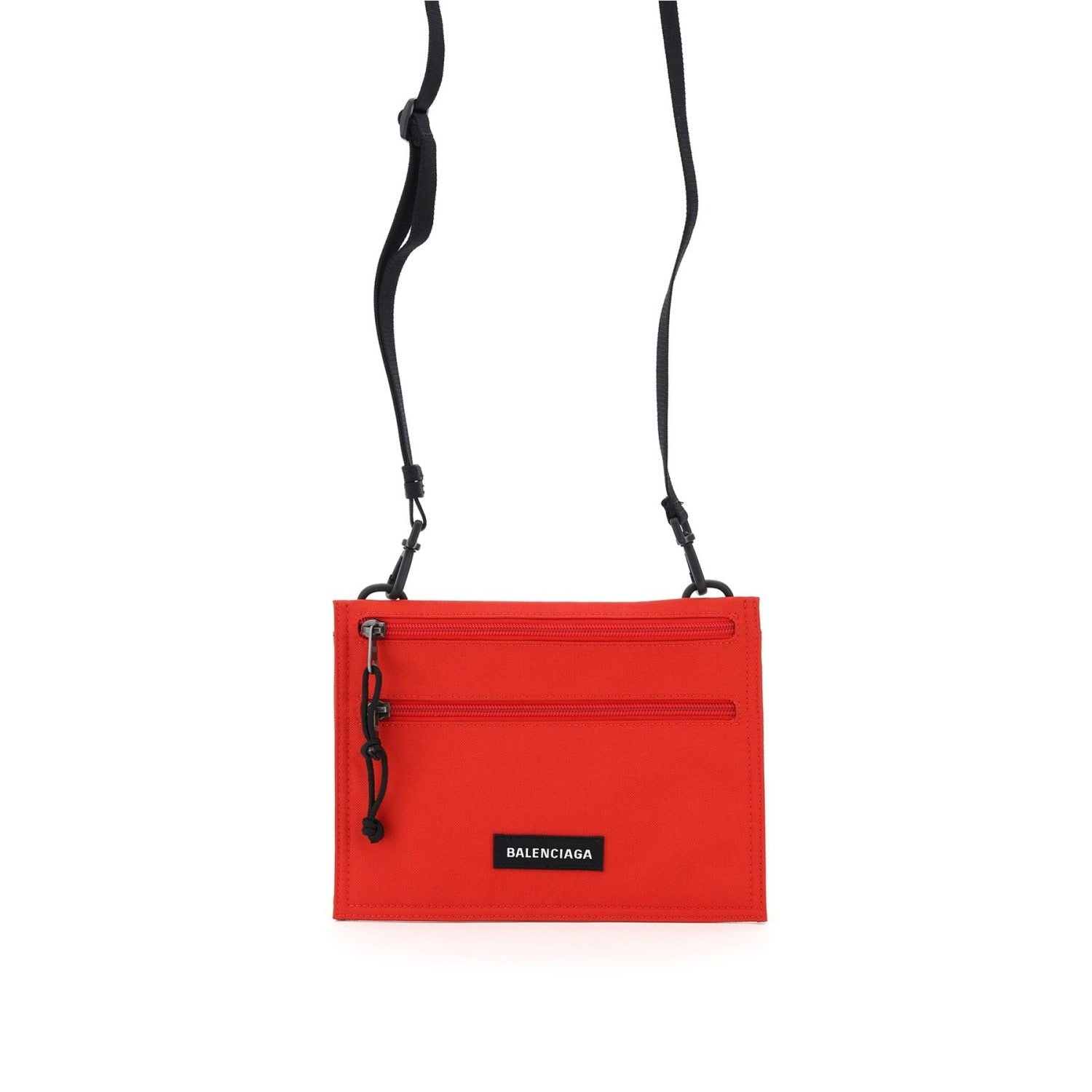 Balenciaga Explorer Pouch: Bold Red Style & Practical Design